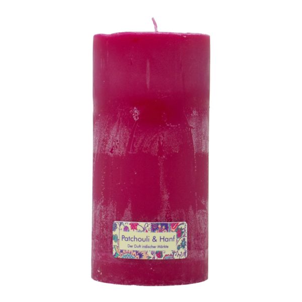 Duftkerze Patchouli & Hanf – Der Duft aller Blumenkinder – Bild 3