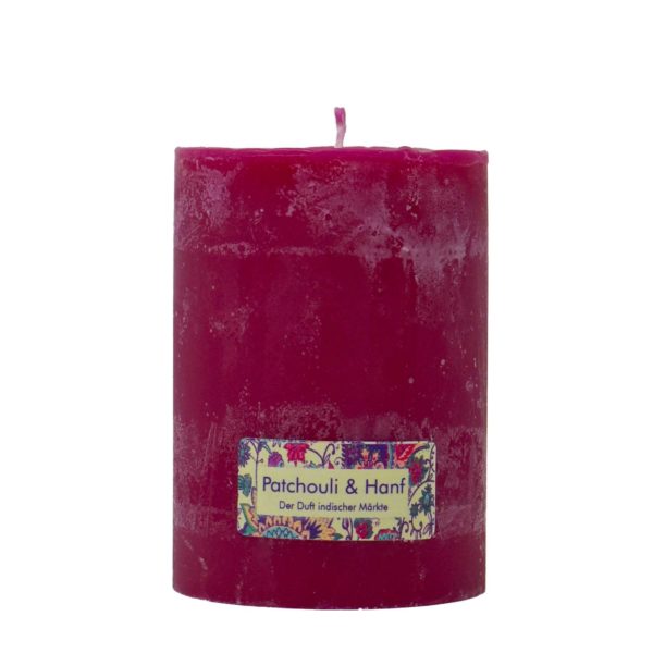 Duftkerze Patchouli & Hanf – Der Duft aller Blumenkinder – Bild 2