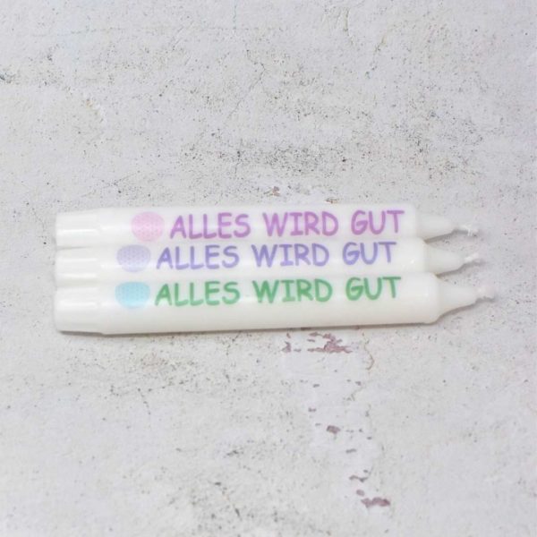Alles wird gut - Kerze