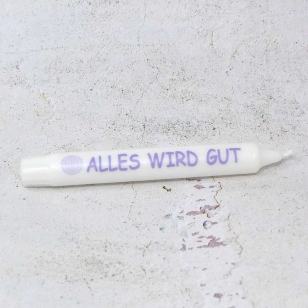 Alles wird gut - Kerze – Bild 4