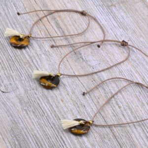 Tigerauge Mini Donut Armband – innere Stärke und Mut für klare Entscheidungen