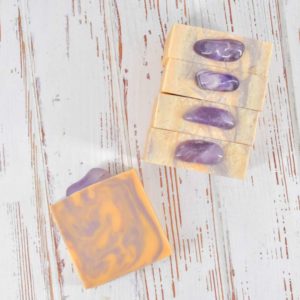 Entspannung Edelsteinseife mit Amethyst