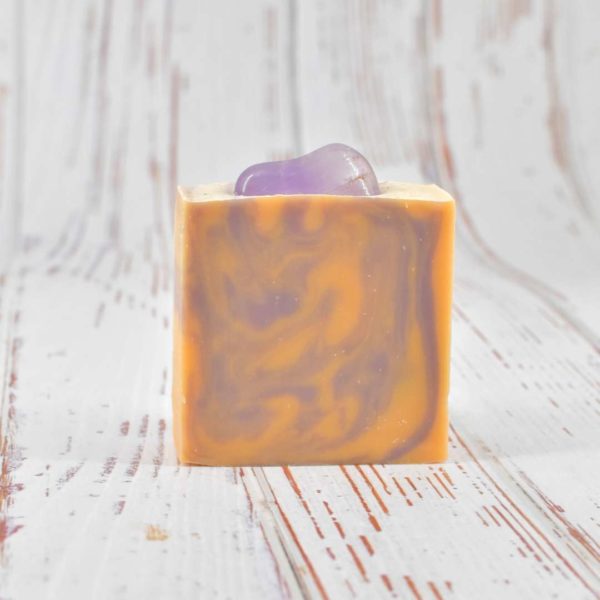 Entspannung Edelsteinseife mit Amethyst – Bild 2