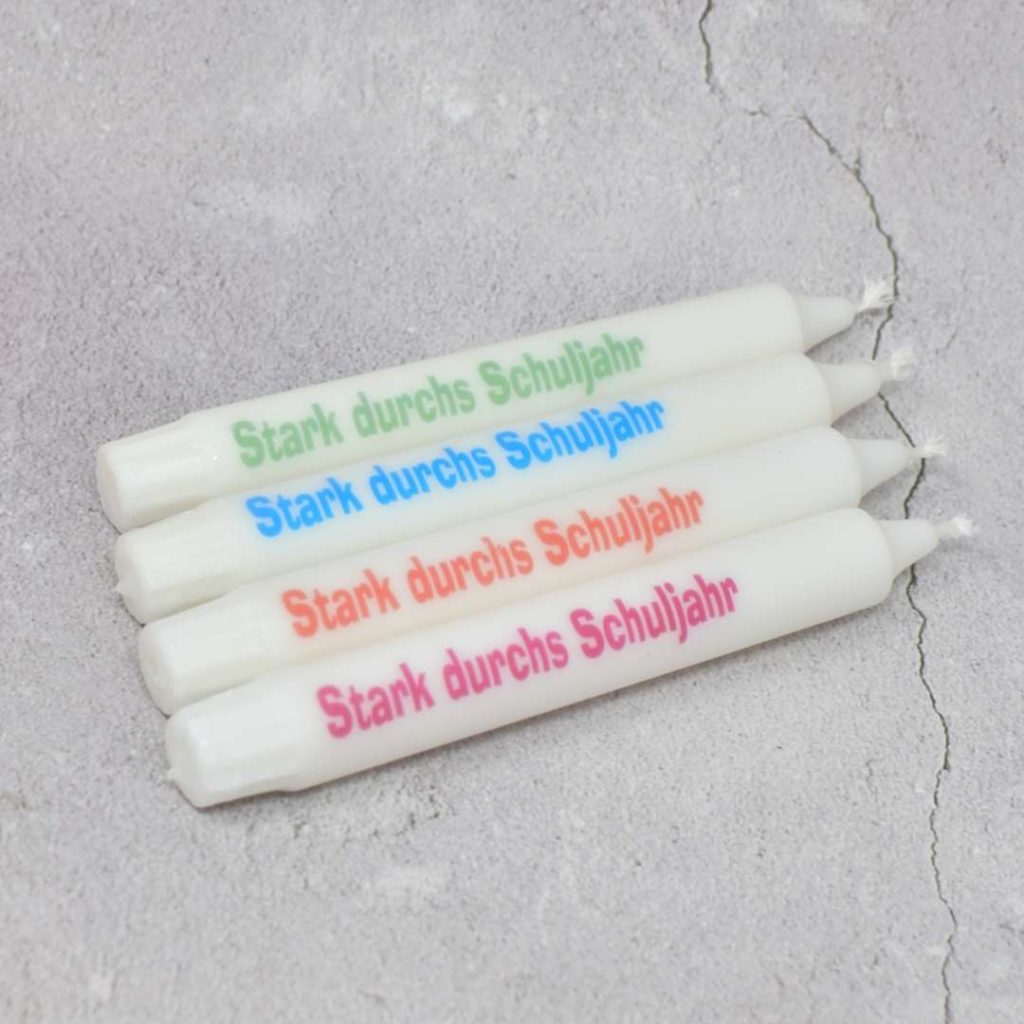 Stark durchs Schuljahr - Kerze