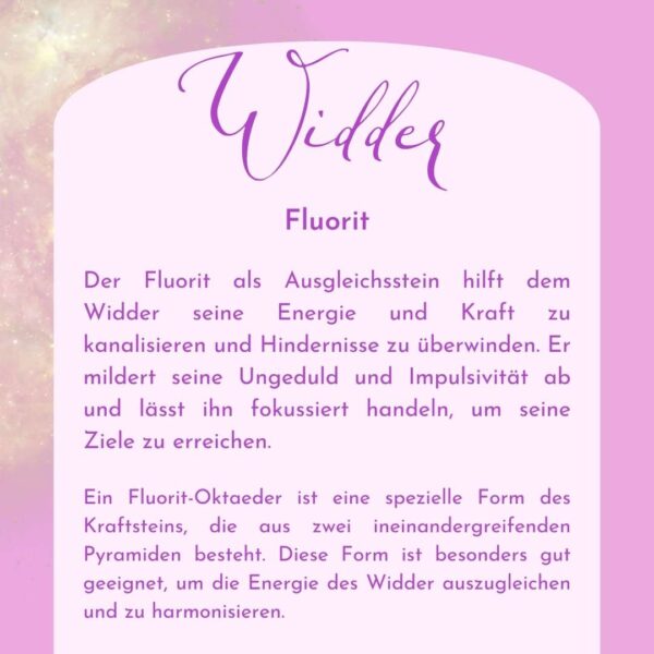 Widder - Kraftsteine - Set – Bild 10