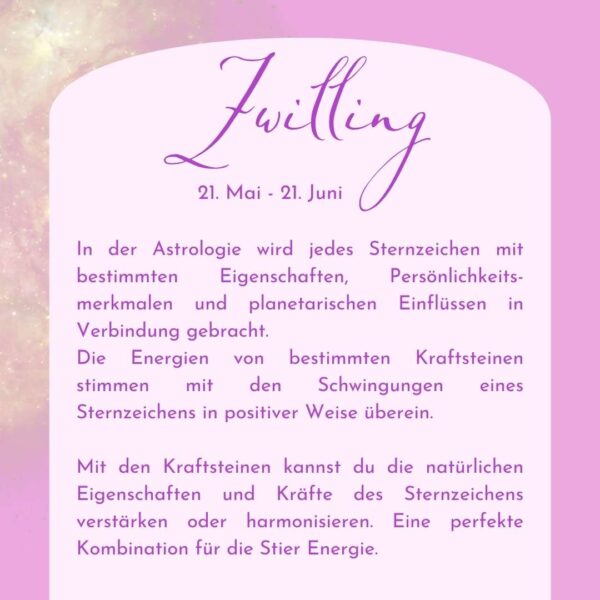 Zwilling - Kraftsteine - Set – Bild 8
