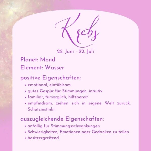 Krebs - Kraftsteine - Set – Bild 7