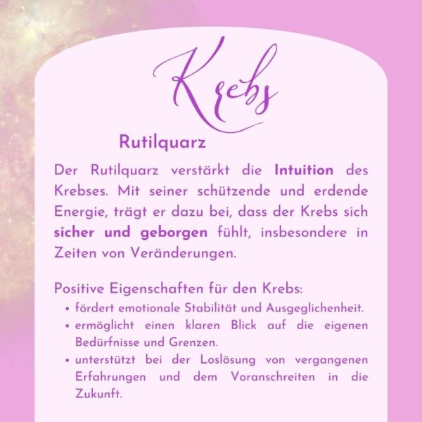 Krebs - Kraftsteine - Set – Bild 9