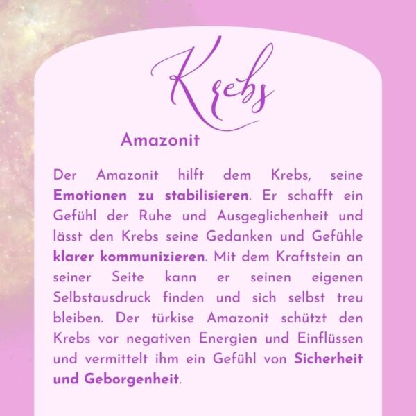 Krebs - Kraftsteine - Set – Bild 10