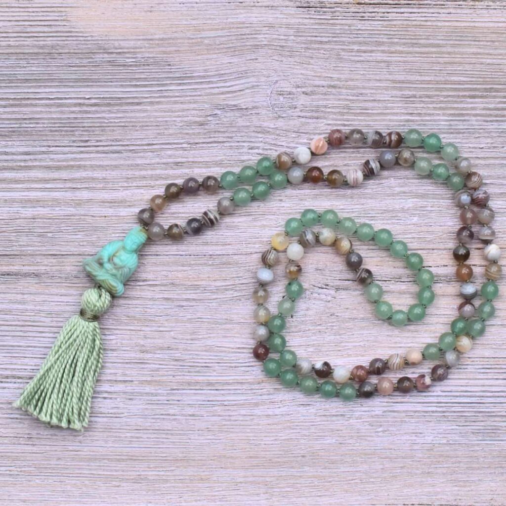 Balance-Mala mit Achat – für Ausgeglichenheit & innere Stabilität