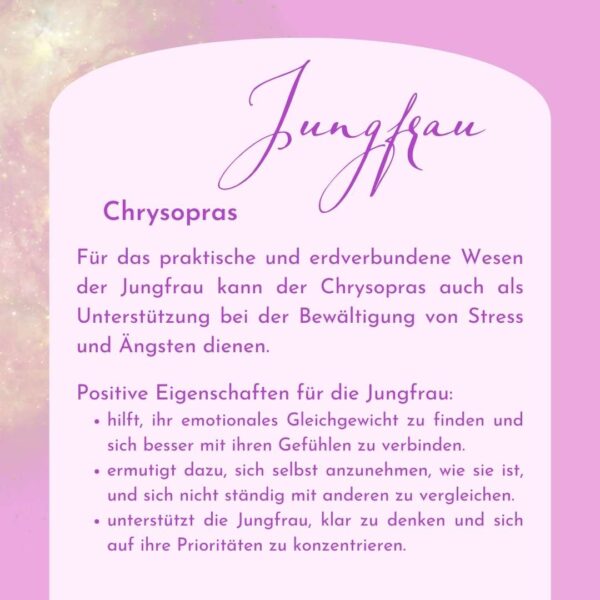 Jungfrau - Kraftsteine - Set – Bild 9