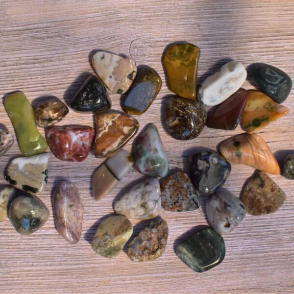 Ozean Jaspis Trommelstein – Bild 6