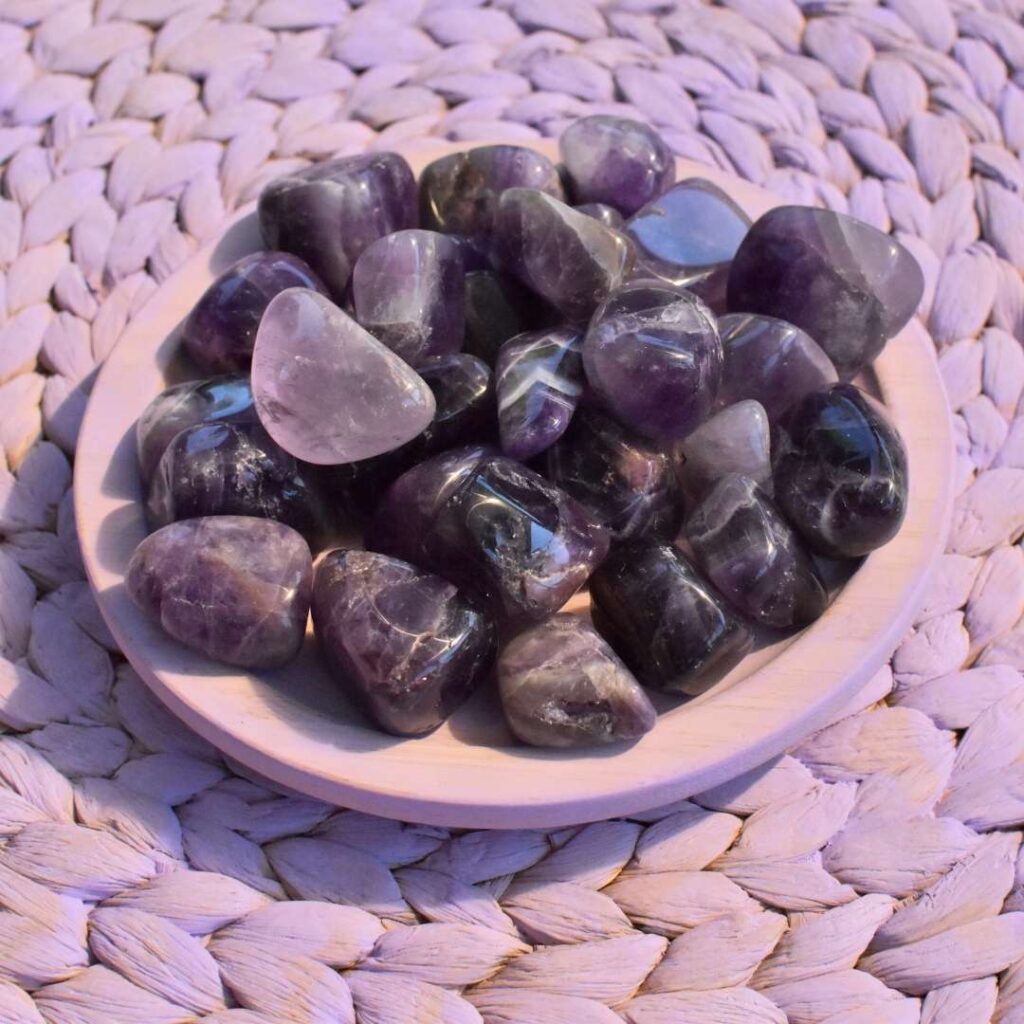 Amethyst Trommelstein – Ruhe, die bleibt