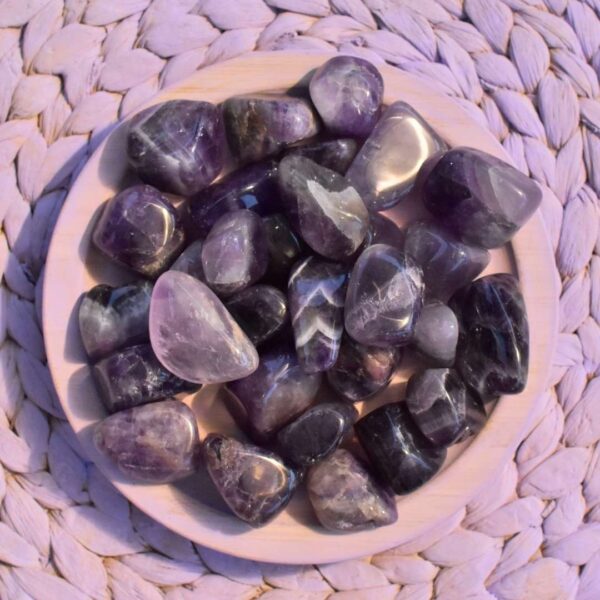 Amethyst Trommelstein – Bild 3