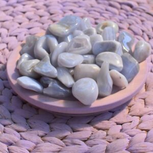 Chalcedon Druse - Trommelstein