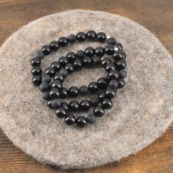 Männer Armband aus Ebenholz und Turmalin – Bild 3
