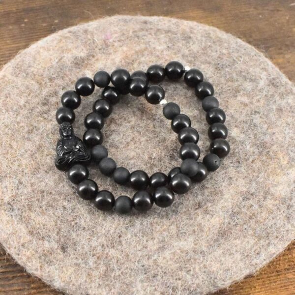 Männer Armband aus Ebenholz und Turmalin – Bild 2