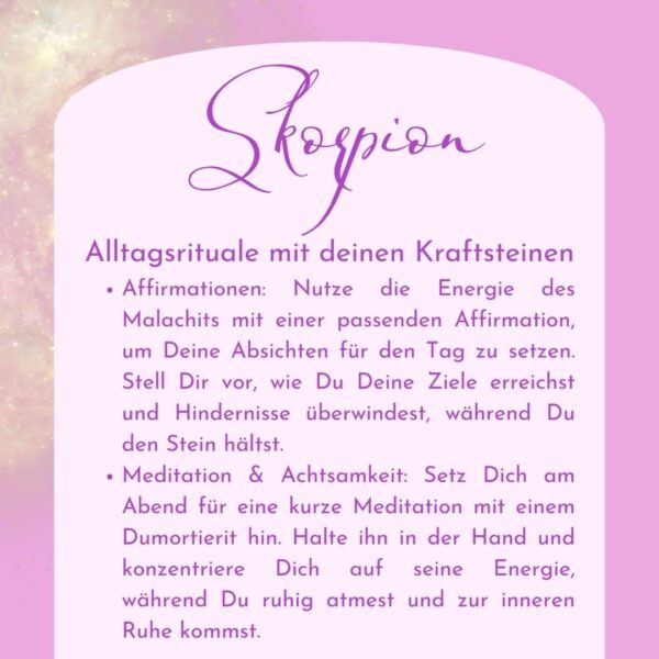 Skorpion - Kraftsteine - Set – Bild 11