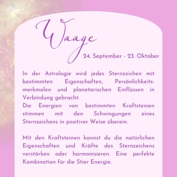 Waage - Kraftsteine - Set – Bild 8
