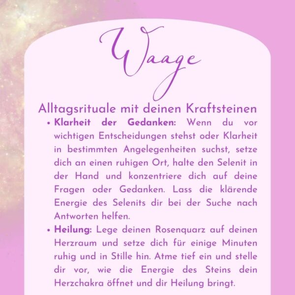 Waage - Kraftsteine - Set – Bild 11