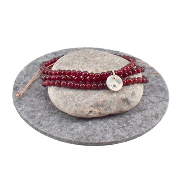 Granat - Energie Armband – Bild 6