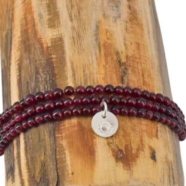 Granat - Energie Armband – Bild 4