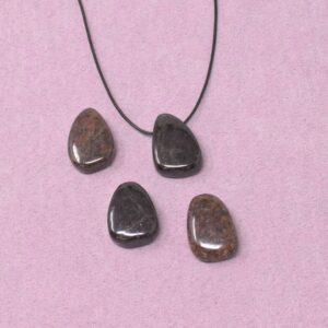 Granat Halskette Tropfen-Anhänger