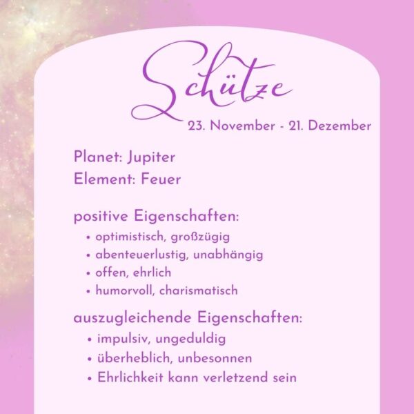 Schütze - Kraftsteine - Set – Bild 7