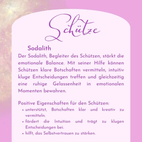 Schütze - Kraftsteine - Set – Bild 9