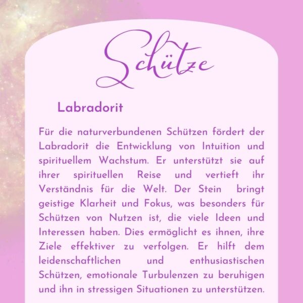 Schütze - Kraftsteine - Set – Bild 10