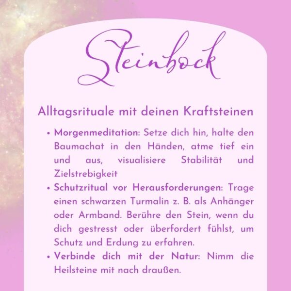 Steinbock - Kraftsteine - Set – Bild 11