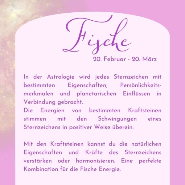 Fische - Kraftsteine - Set – Bild 8