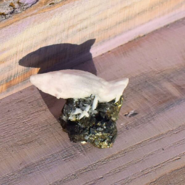 Onyx Freiform mit Pyrit – Bild 3