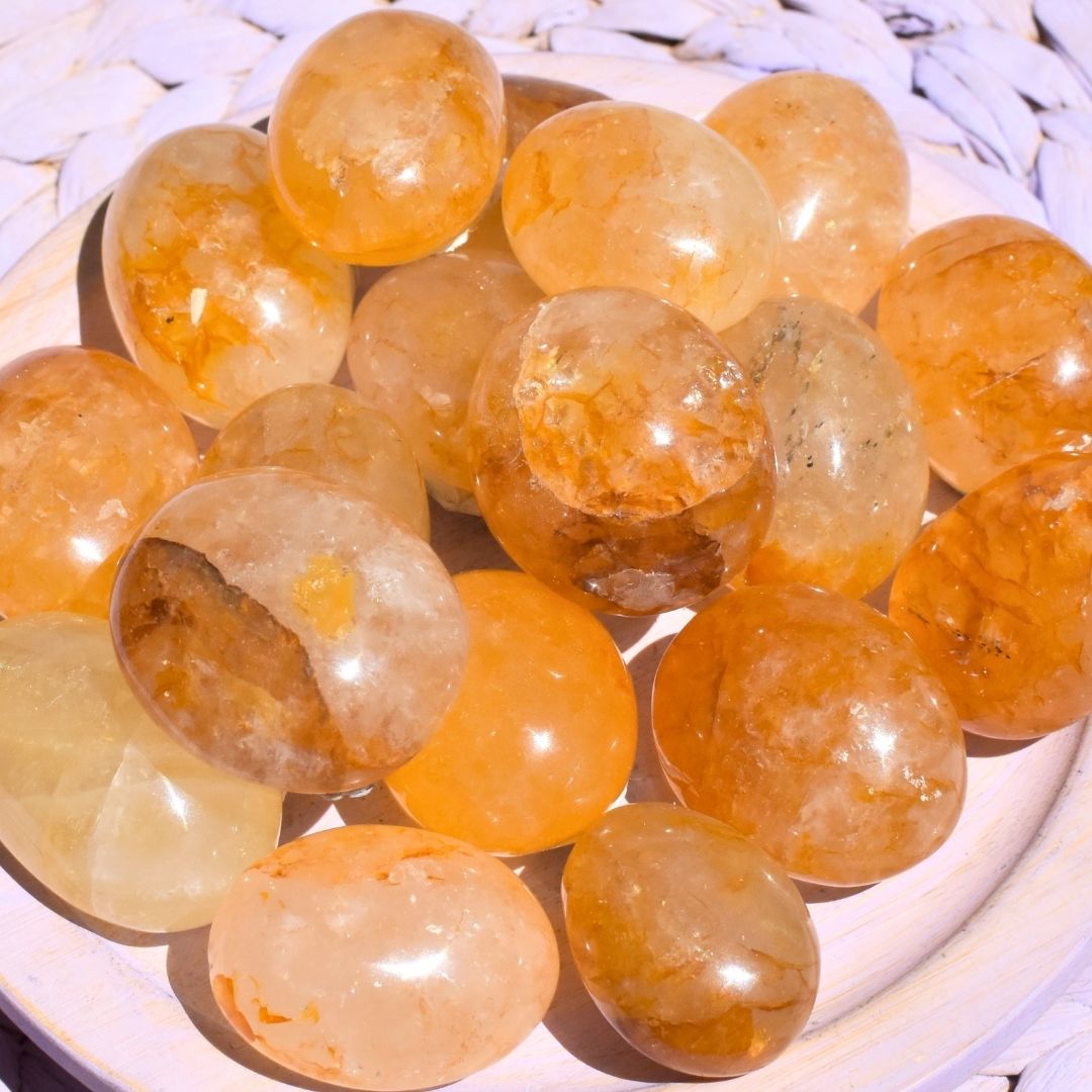 Golden Healer Trommelstein – Dein Lichtanker für Heilung und Erdung – Bild 5