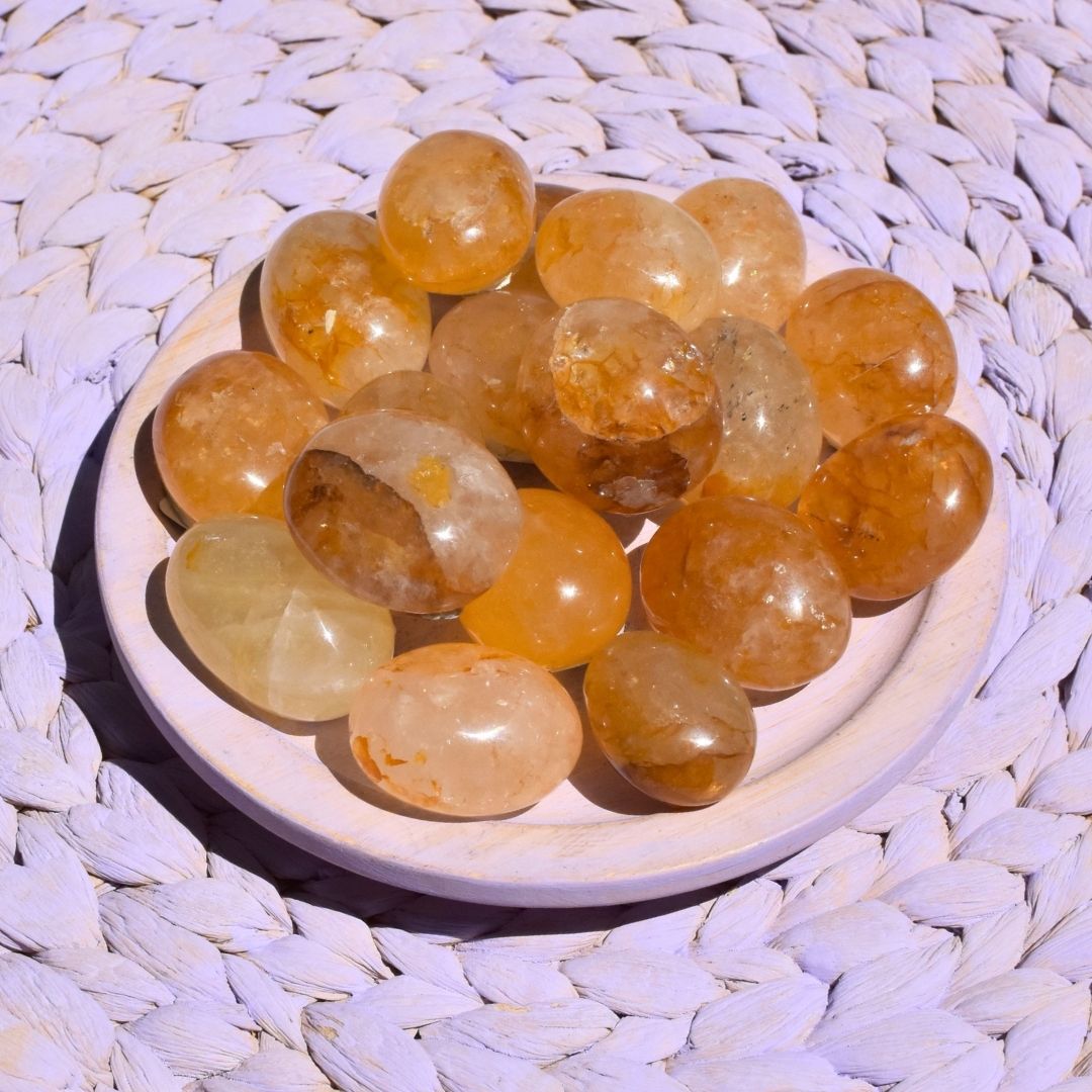 Golden Healer Trommelstein – Dein Lichtanker für Heilung und Erdung – Bild 6