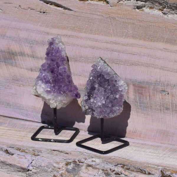 Amethyst Freiform auf Ständer – Bild 2
