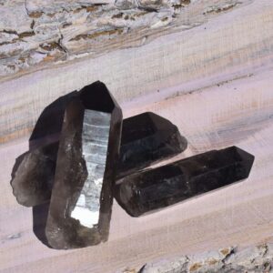 Rauchquarz Spitze natur