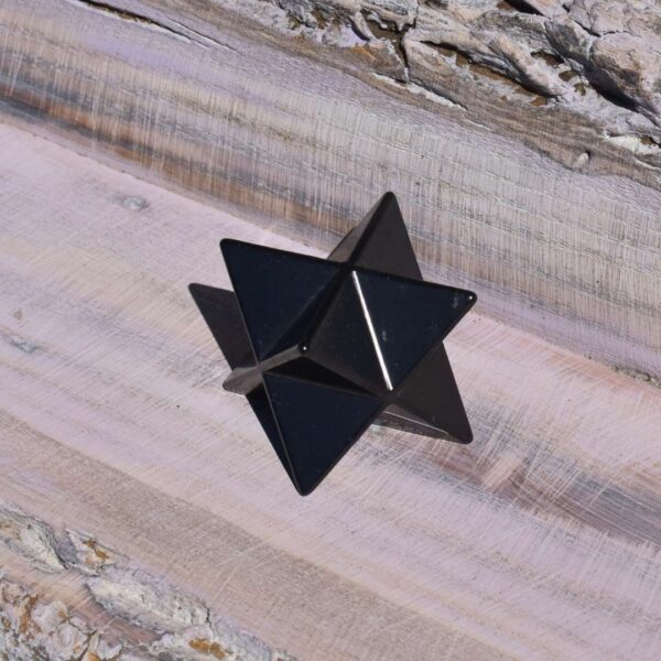 Schungit Merkaba Stern – Bild 2