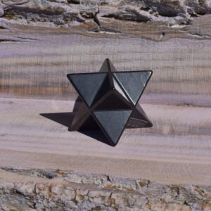Schungit Merkaba Stern