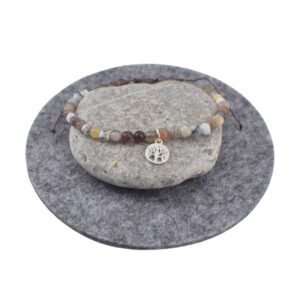 Achat - Energie Armband - 19 cm, Lebensbaum