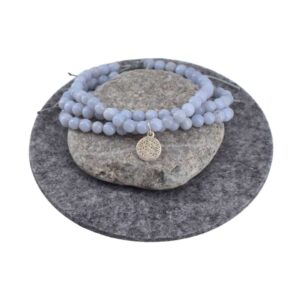 Chalcedon blau - Energie Armband