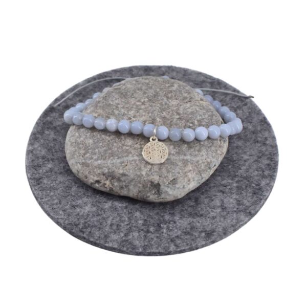 Chalcedon blau - Energie Armband – Bild 2