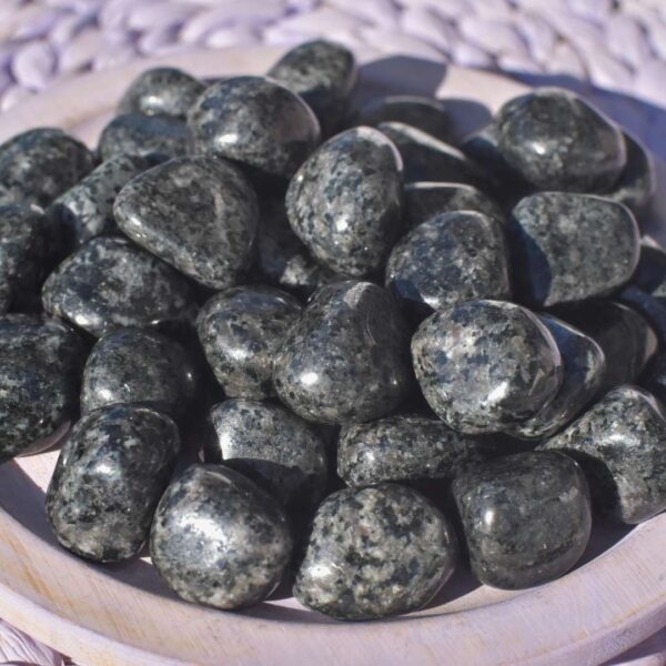 Gabbro Trommelstein – Bild 2