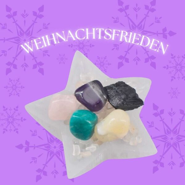 Weihnachtsfrieden Kraftsteine - Set
