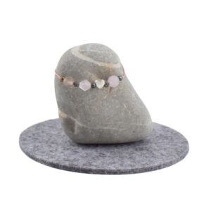 Herzenslicht & Liebende Energie - Energie Armband - Herz silber-matt