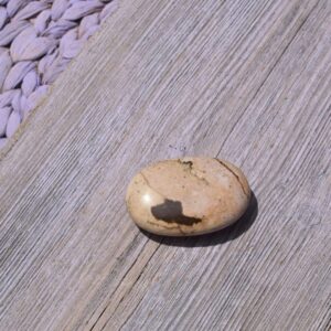 Cappuccino Jaspis Handschmeichler – für Fokus, Erdung & Gelassenheit - mittel