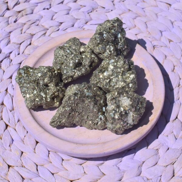 Pyrit Naturstein klein – Bild 5