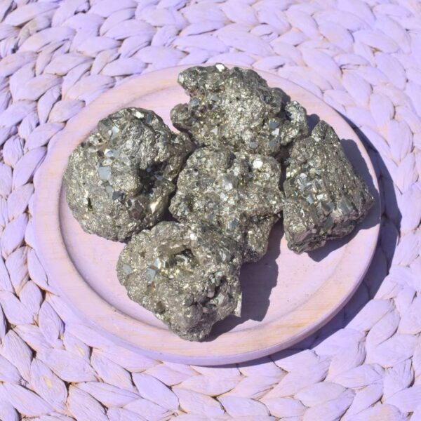 Pyrit Naturstein klein – Bild 6