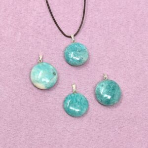 Amazonit Halskette Freiform-Anhänger – Intuition & eigener Weg
