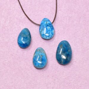 Apatit Halskette Tropfen-Anhänger – Lebensfreude & Zuversicht